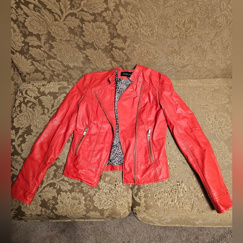 Black Rivet Orange Jacket XS